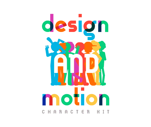 Design and Motion Character Kit After Effects Template - Logo.