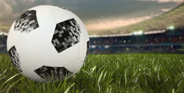 Soccer Ball Rolling Across The Field After Effects Template - Thumb.