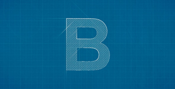 Blueprint Logo Reveal After Effects Template - Thumb.