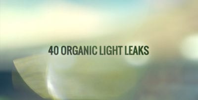 40 Organic Light Leaks After Effects Template - Thumb
