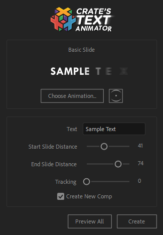 Text Animation on After Effects - Crates Text Animator