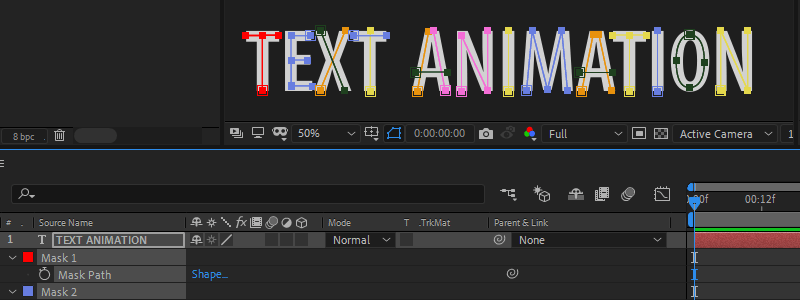 2DeadFrog - Write On - Text Animation on After Effects