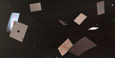 Flying Cards Background Footage- Thumb